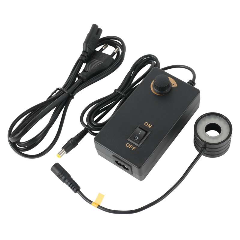Macro Photography Led Lighting - LEDライトリング,28mm取り付けワイヤー,6500k 32,USB,28mm,産業用ビデオ顕微鏡用,hdmi