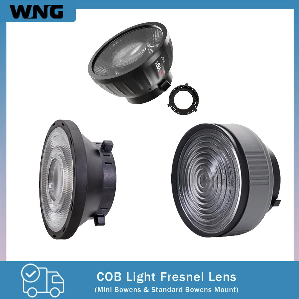 Photography Lighting Box - フレネルレンズ 15-55度調整可能フォーカスアダプター ボーエンズマウントLEDスタジオライト用、写真撮影・ビデオアクセサリー