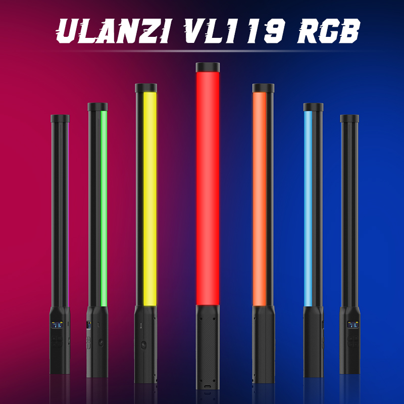Photography Lighting Styles - Ulanzi VL119 ハンドヘルド RGB カラフルなスティックライト 19.68