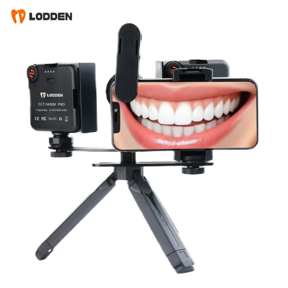 Macro Photography Led Lighting - ブルートゥース付き歯科用充填ライト,写真撮影,歯科医,マクロレンズ,歯科用機器,口腔充填,LODDEN-LED