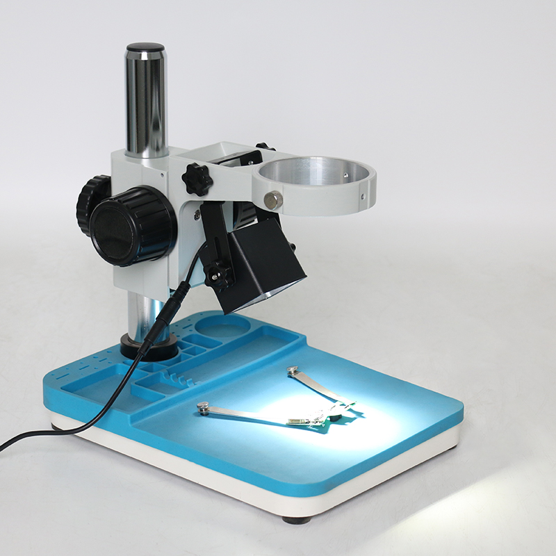 Macro Photography Led Lighting - 調整可能な照明付きの調整可能な強度ランプ,産業用ステレオ顕微鏡用USB HDMI付きLEDライトリング,61 LED, 6000k-7000k,照明付きライトリング,110v-220v