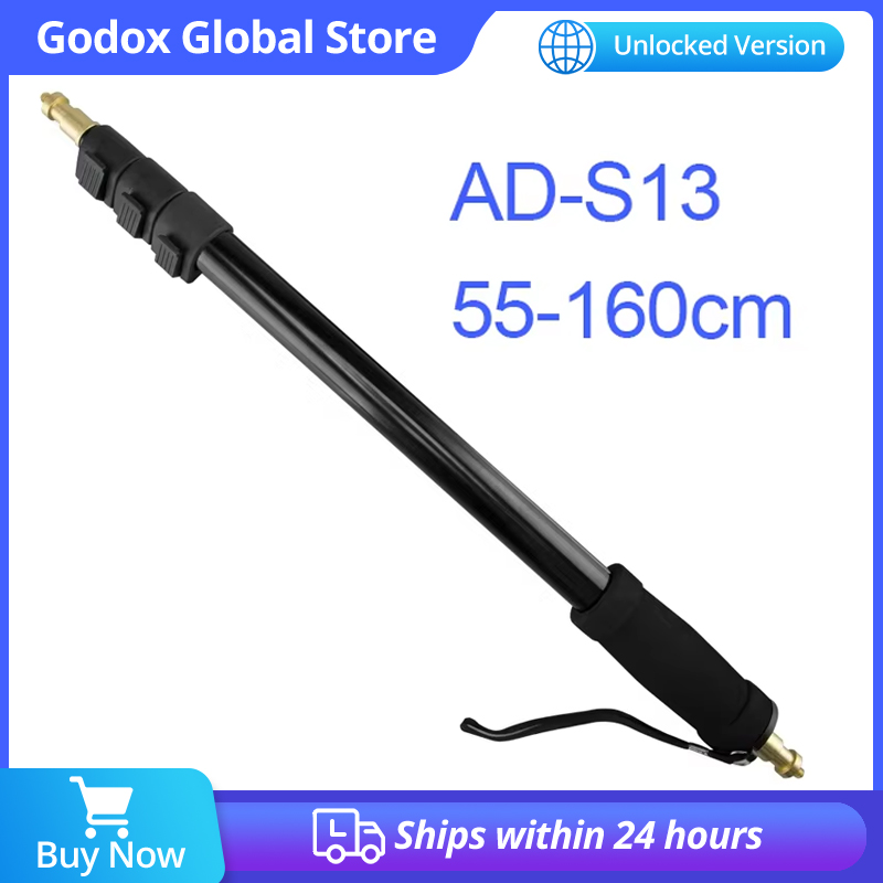 Photography Lighting Kit Godox - Godox ライトブームポールスティック AD-S13 55-160cm 1/4 オスネジ