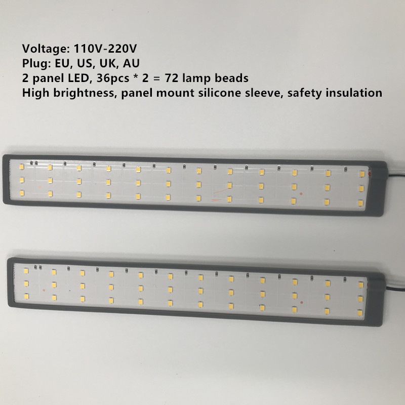 写真撮影用SANOTO-LED補助光,スタジオ照明,2パネル - Photography Led Lighting Kit のレビューと価格