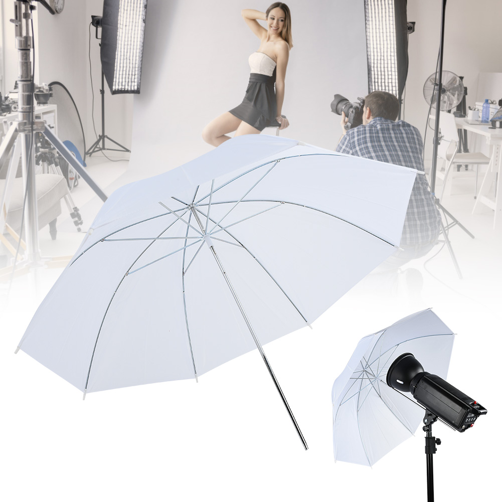 33 インチ半透明ホワイトソフト傘写真撮影スタジオ用フラッシ - Photography Lighting Box のレビューと価格