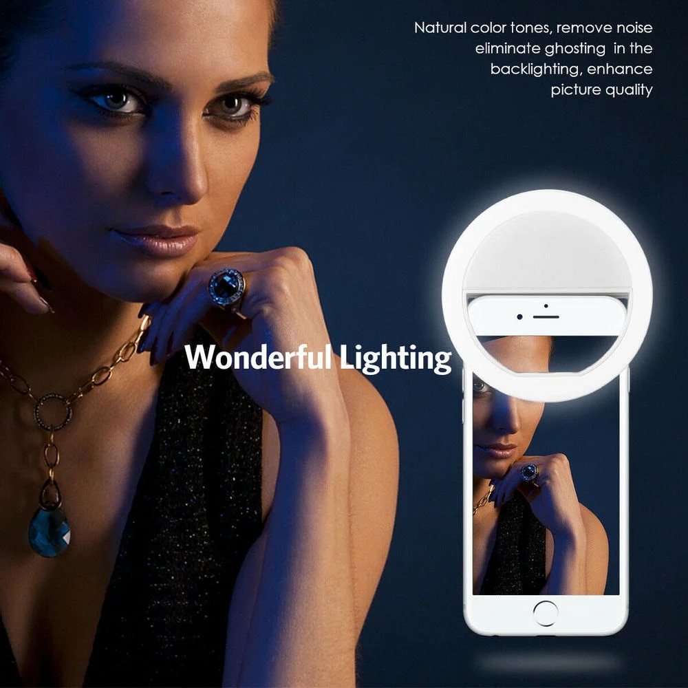 1pc USB 充電ケーブル LED 自撮りリングライト調整 - Macro Photography Led Lighting のレビューと価格