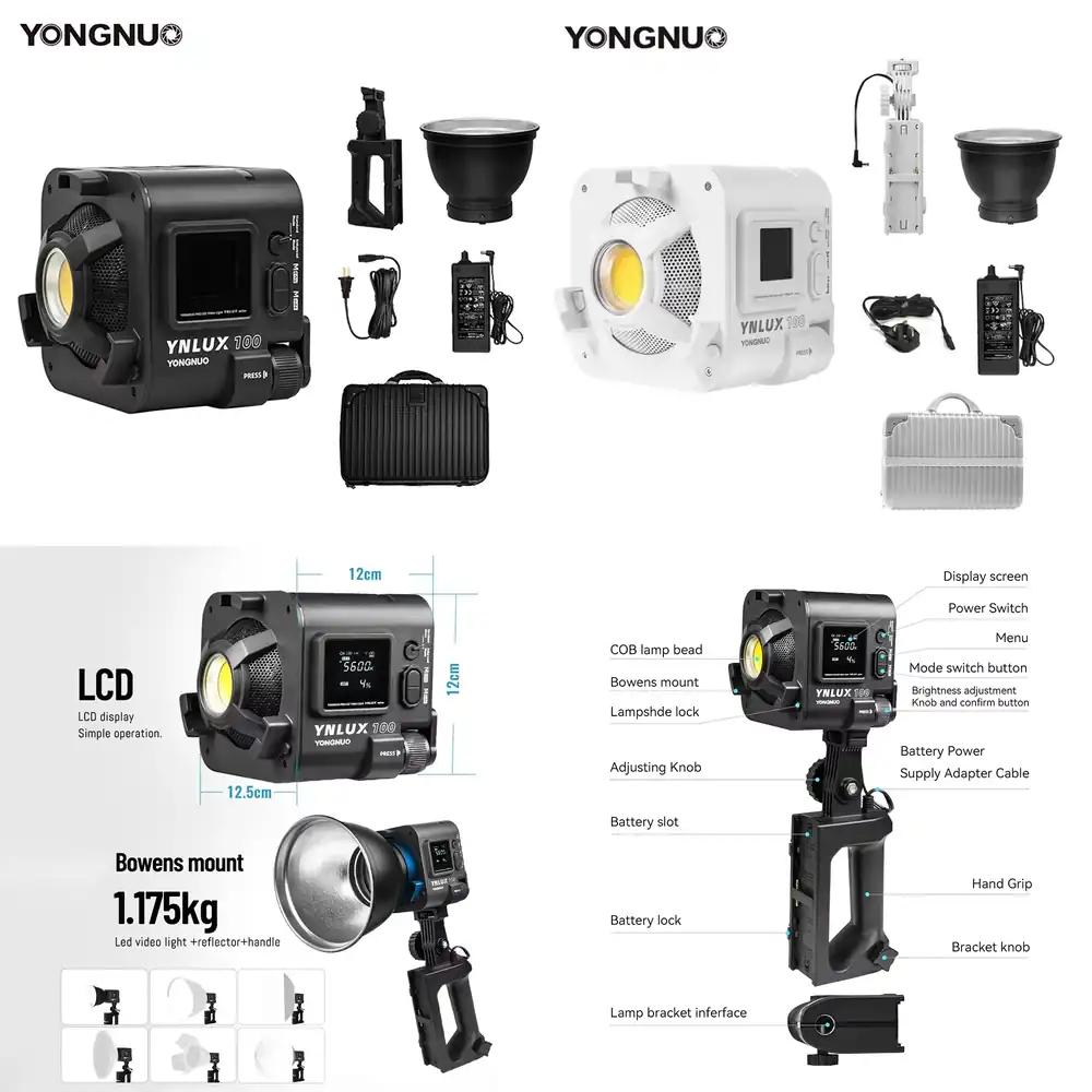 YONGNUO YNLUX100 100W 3200K-56 - Photography Lighting のレビューと価格