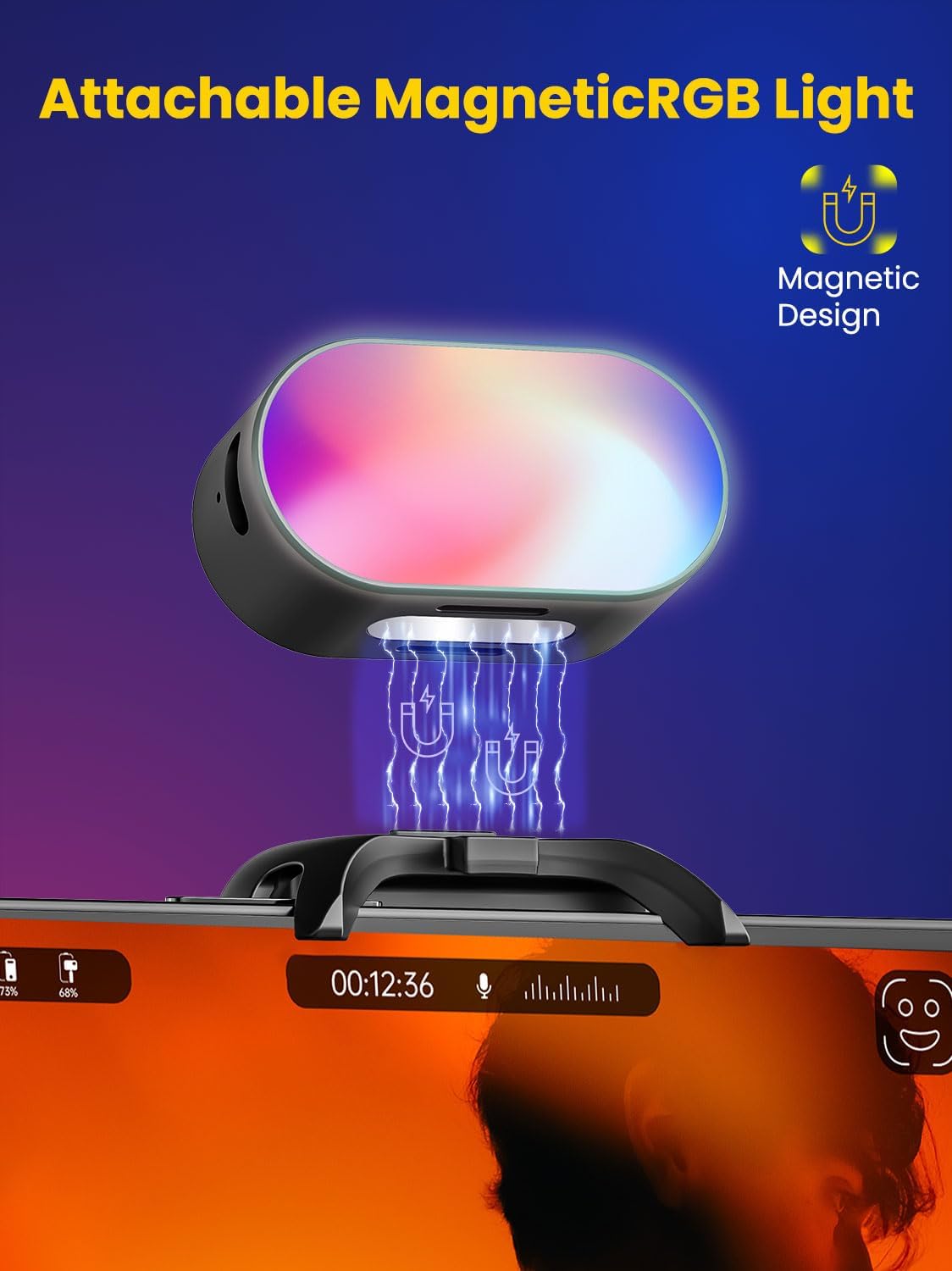 AOCHUAN ミニ RGB 磁気補助光 3 ストップ輝度  - Photography Lighting Styles のレビューと価格