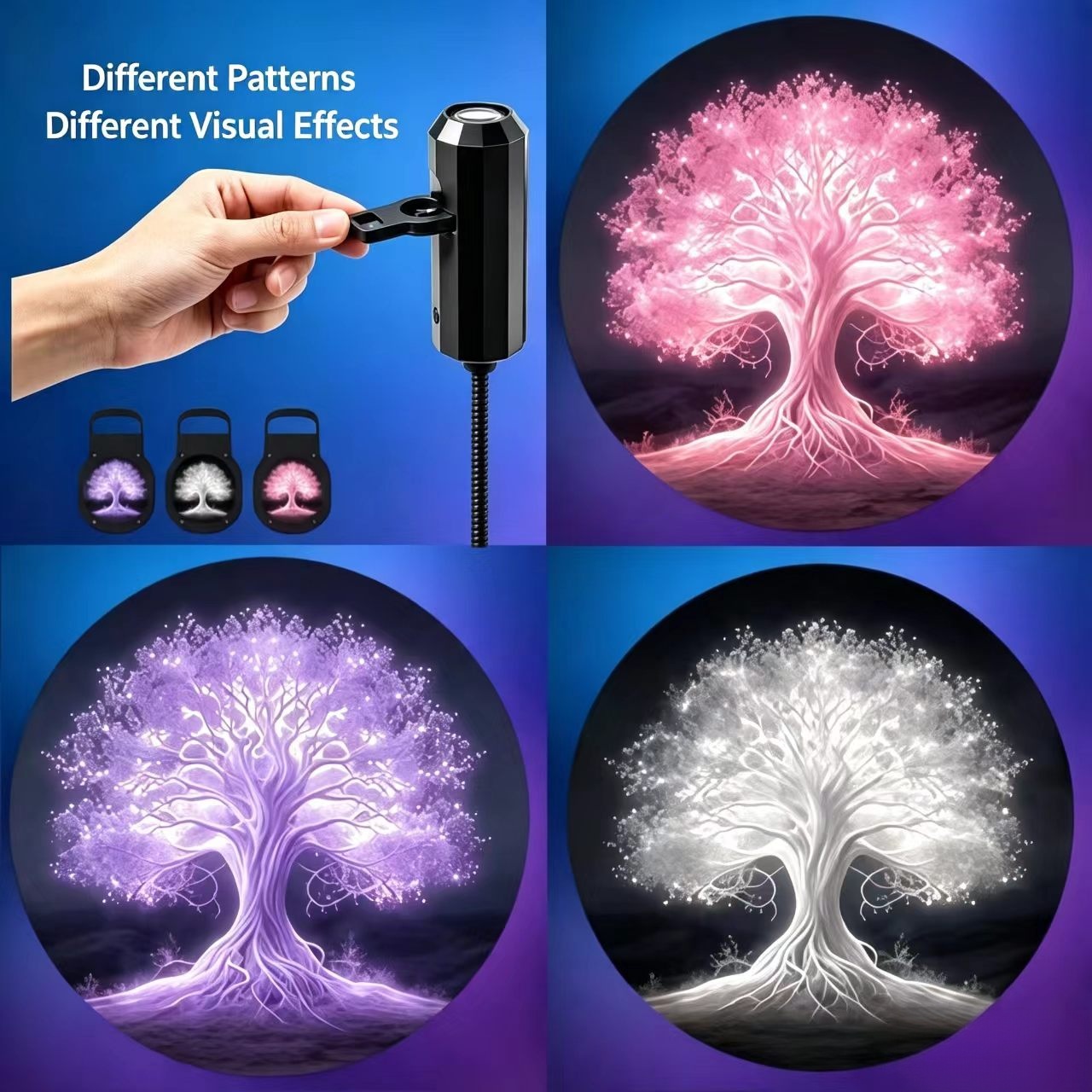 ライフツリープロジェクションアンビエントライト写真撮影ライブ - Photography Lighting Home のレビューと価格