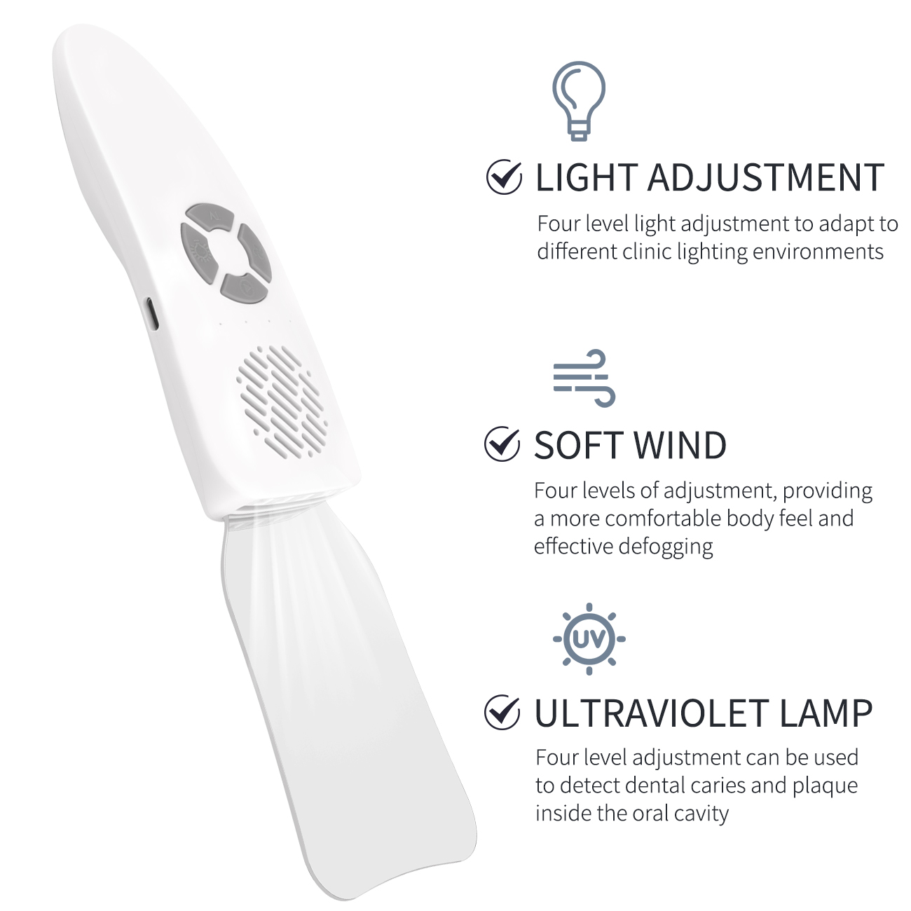 歯科用曇り止めミラーキット LEDライト付きミラー 口腔矯正 - Photography Lighting のレビューと価格
