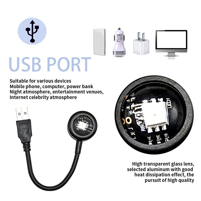 LED USBサンセットランププロジェクター ホームデコレー - Photography Lighting Home のレビューと価格