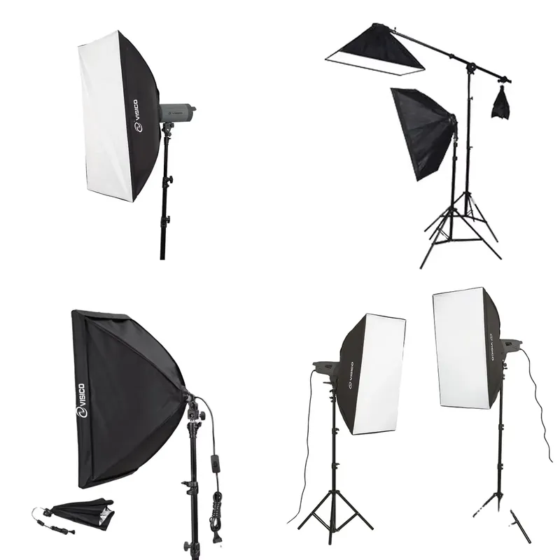 高品質ポータブルフォトスタジオ撮影用スピードライトブラックラ - Photography Lighting のレビューと価格