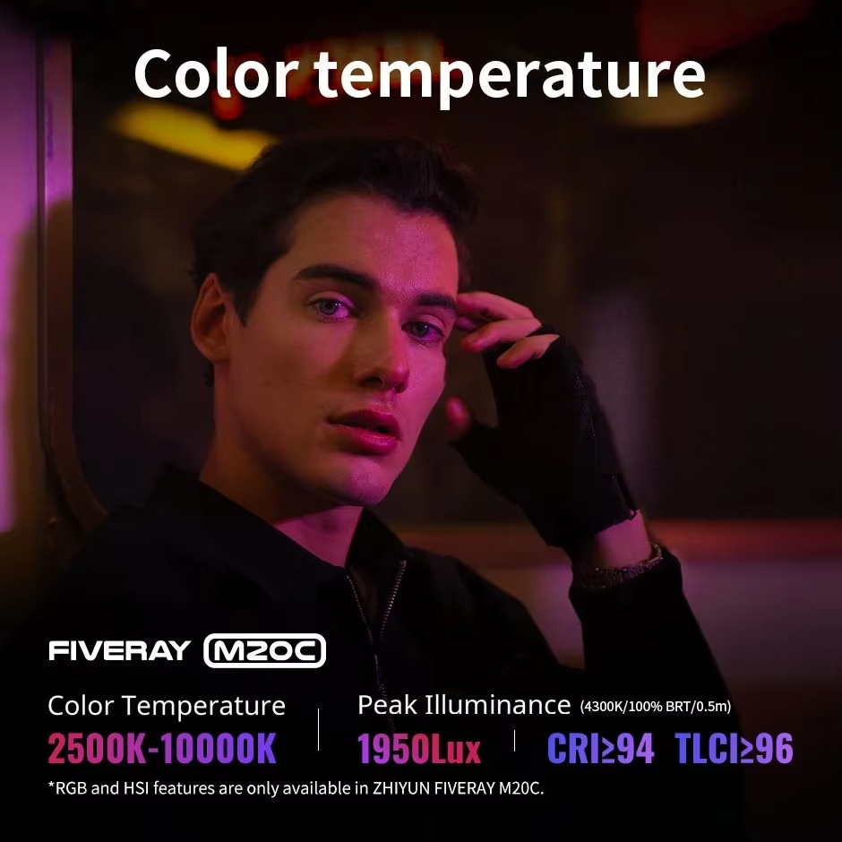 ZHIYUN FIVERAY M20C RGB M20 バイ - Photography Lighting Styles のレビューと価格