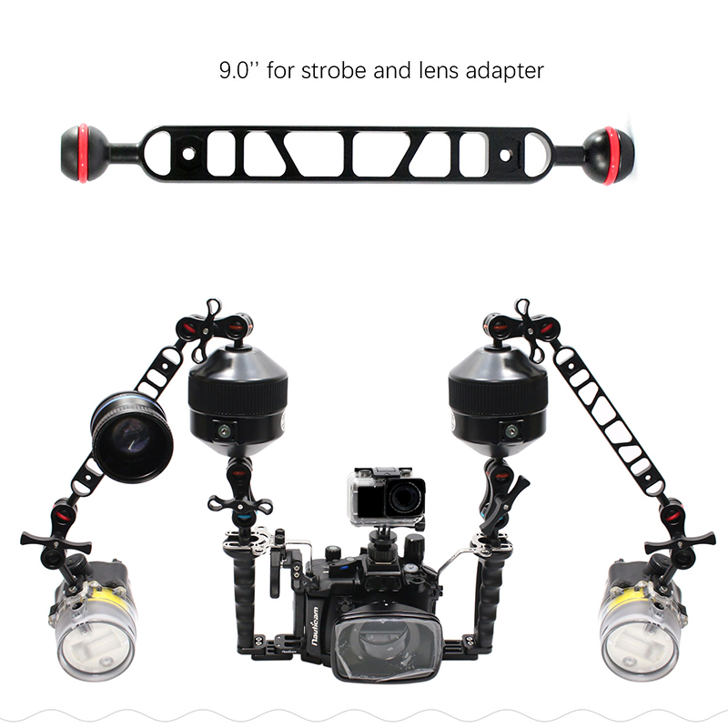 Nitescuba ダイビングアルミボールアダプター Ys  - Photography Lighting Kits のレビューと価格