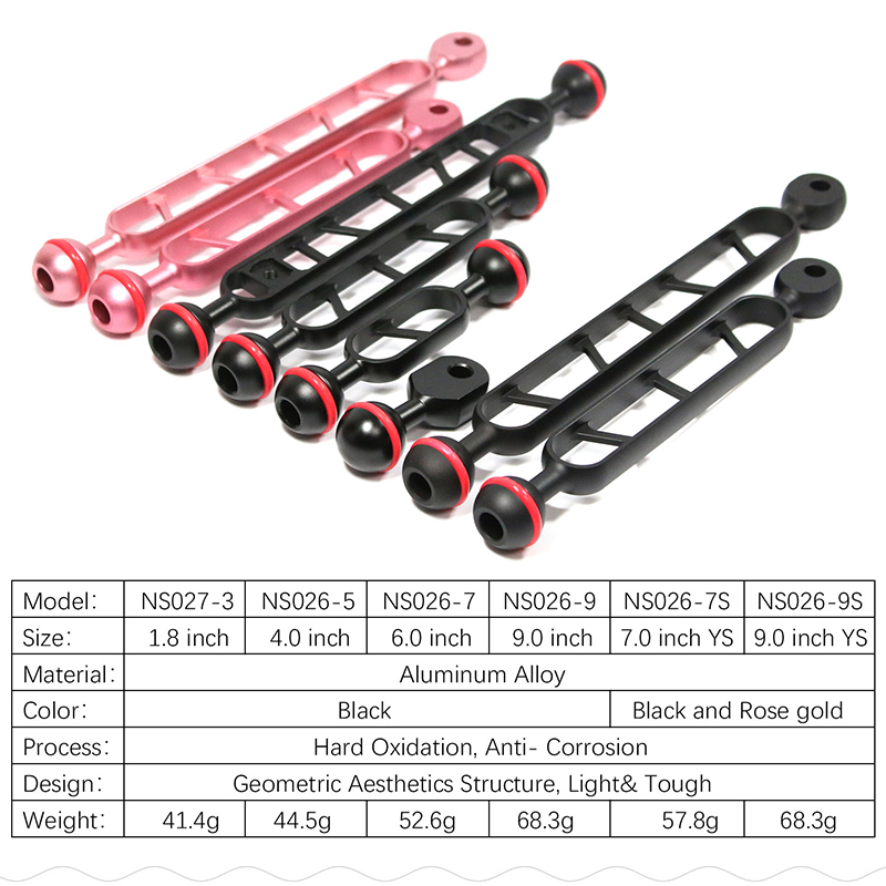 Nitescuba ダイビングアルミボールアダプター Ys  - Photography Lighting Kits のレビューと価格
