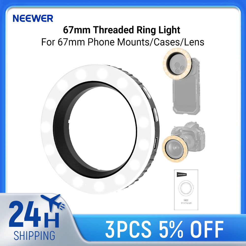NEEWER Basics 67mmネジ式リングライト（67 - Photography Lighting Styles のレビューと価格