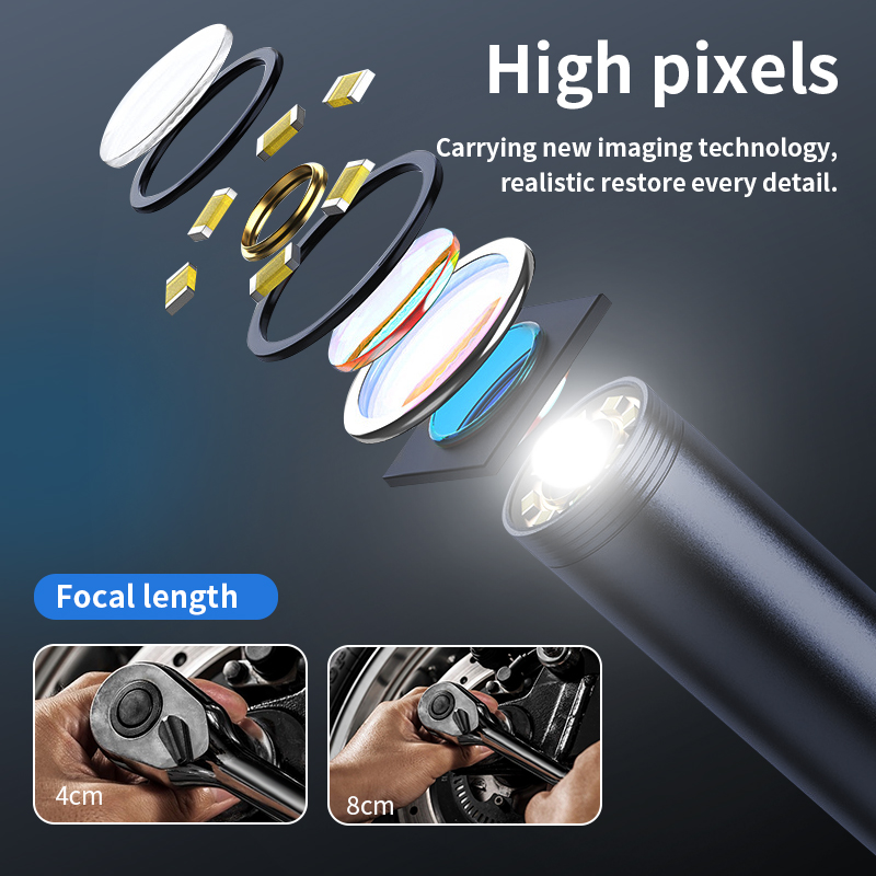 新しいUSB内視鏡 OTG Android携帯用 7mmボア - Macro Photography Led Lighting のレビューと価格