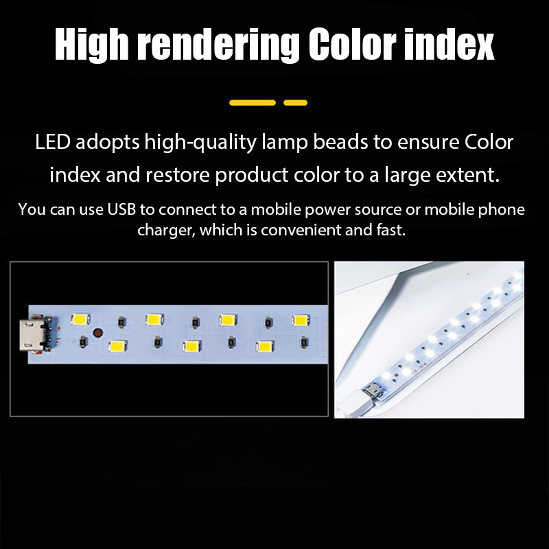 20cmポータブルフォトボックス写真撮影用折りたたみ式LED - Photography Lighting Styles のレビューと価格