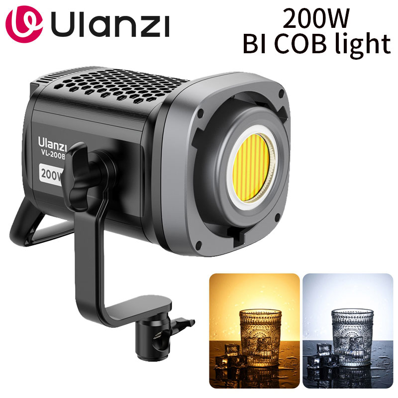 Ulanzi VL-200Bi 200W バイカラーCOBビ - Photography Lighting Home のレビューと価格