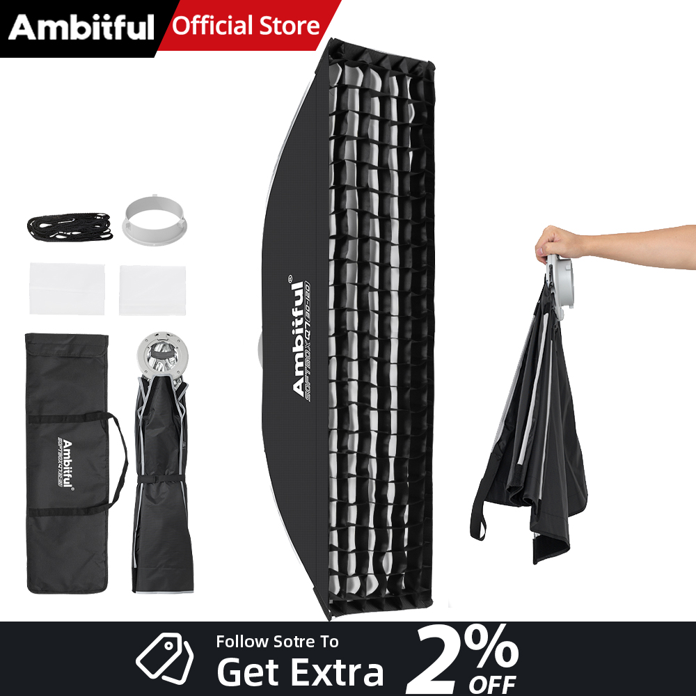 AMBITFUL Q7-II 30*120cm ボーエンズマ - Photography Lighting Box のレビューと価格