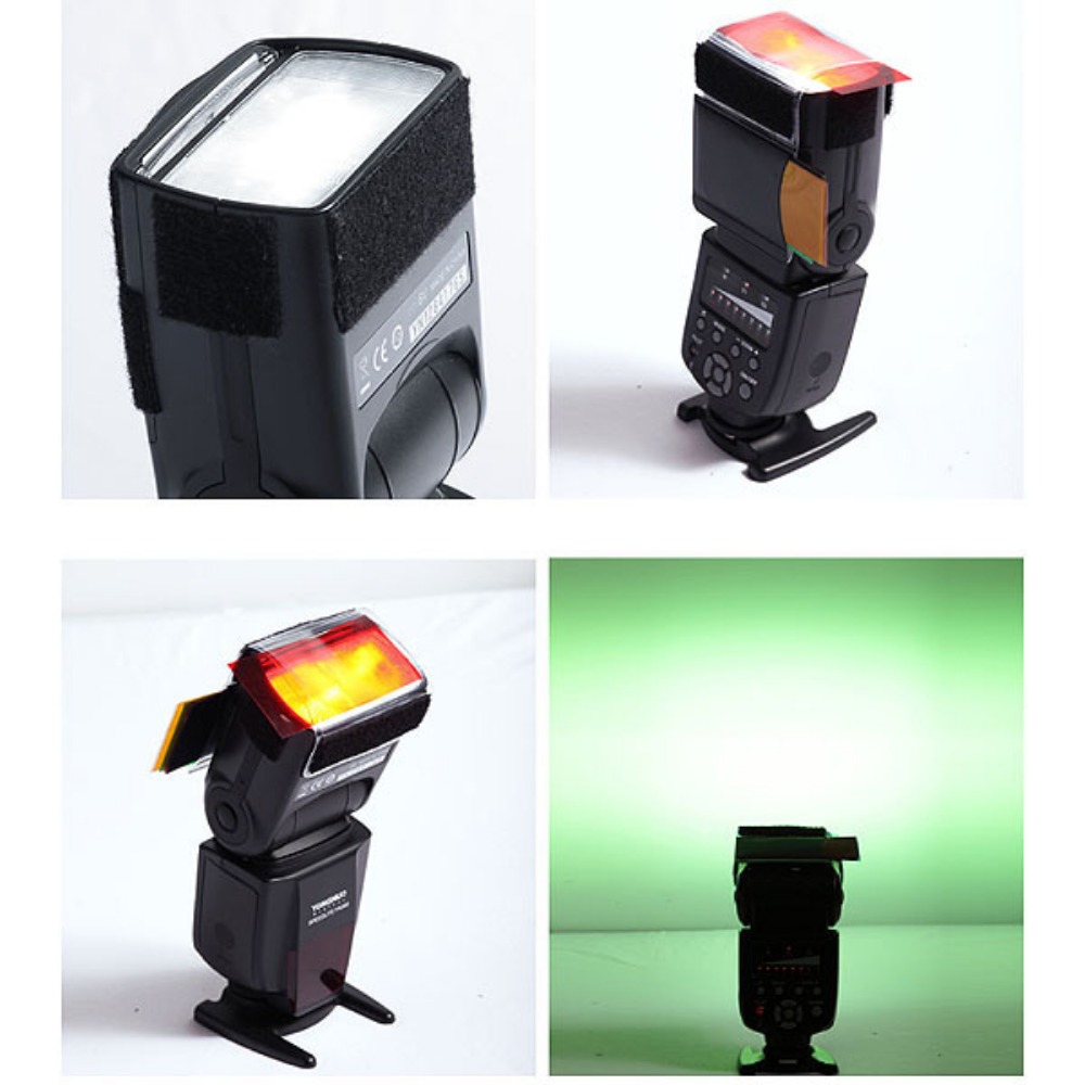 12色カメラフラッシュジェル照明フィルターキット、ユニバーサ - Photography Lighting Kits のレビューと価格