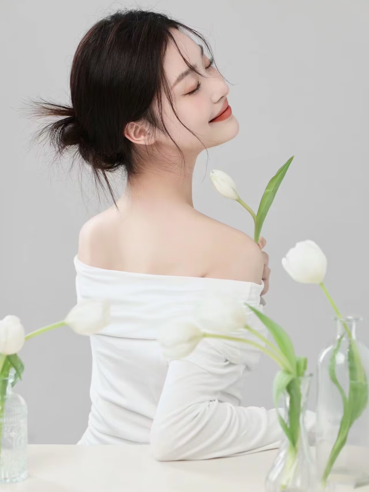 新着スタジオテーマ韓国スタイルライトオキシジェンガールトップ - Photography Lighting Styles のレビューと価格