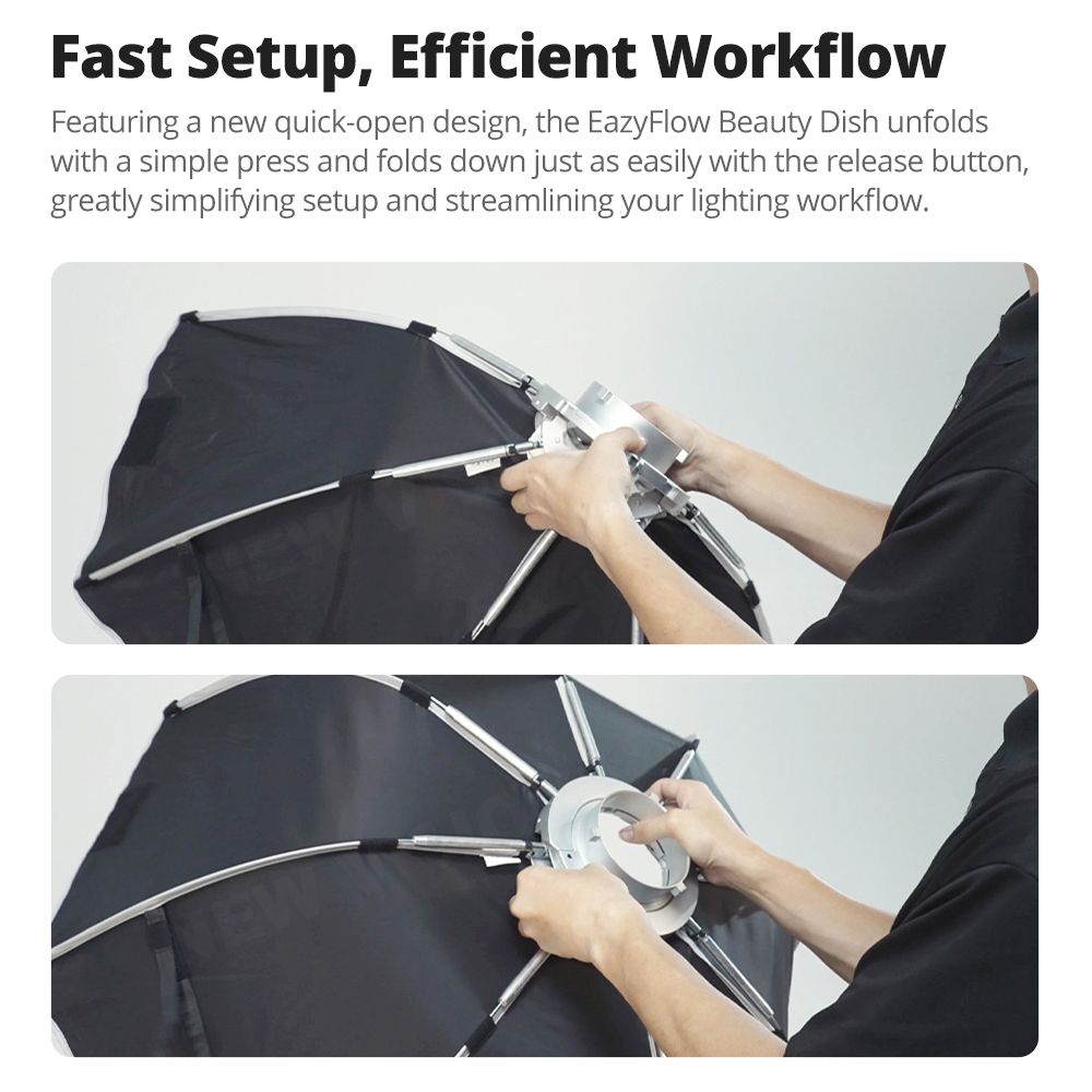 新しいGodox EazyFlowビューティーディッシュ 6 - Photography Lighting Box のレビューと価格