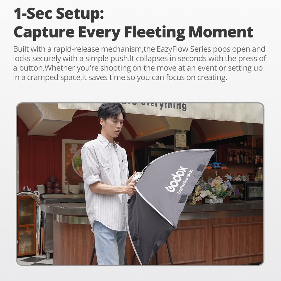 Godox EazyFlowシリーズ折りたたみ式ソフトボック - Photography Lighting Box のレビューと価格