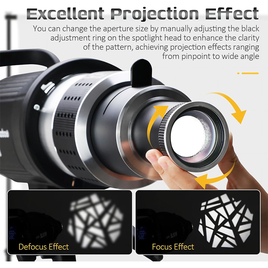 Bowens マウント スポットライト 円錐光学スヌート キ - Photography Lighting Kit Godox のレビューと価格