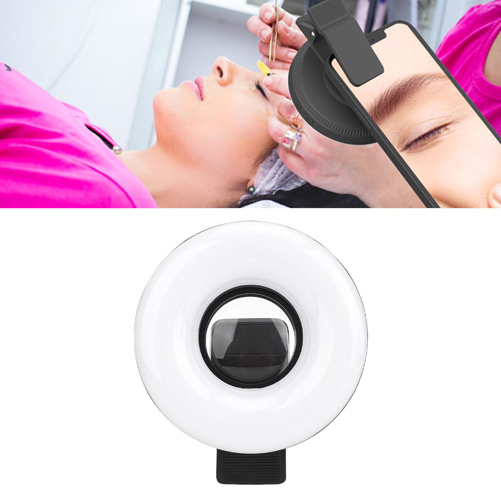 電話 LED ライト 15X マクロレンズ LED フィルラ - Macro Photography Led Lighting のレビューと価格