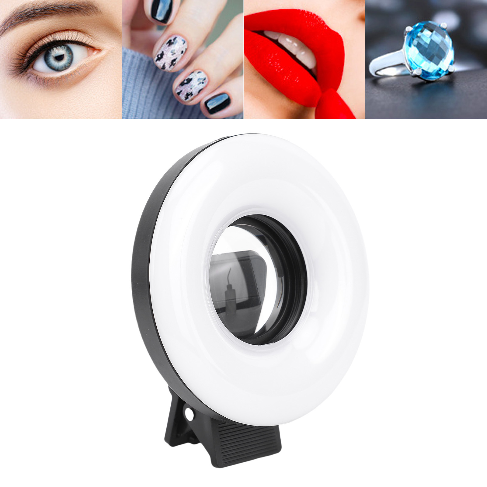 電話 LED ライト 15X マクロレンズ LED フィルラ - Macro Photography Led Lighting のレビューと価格